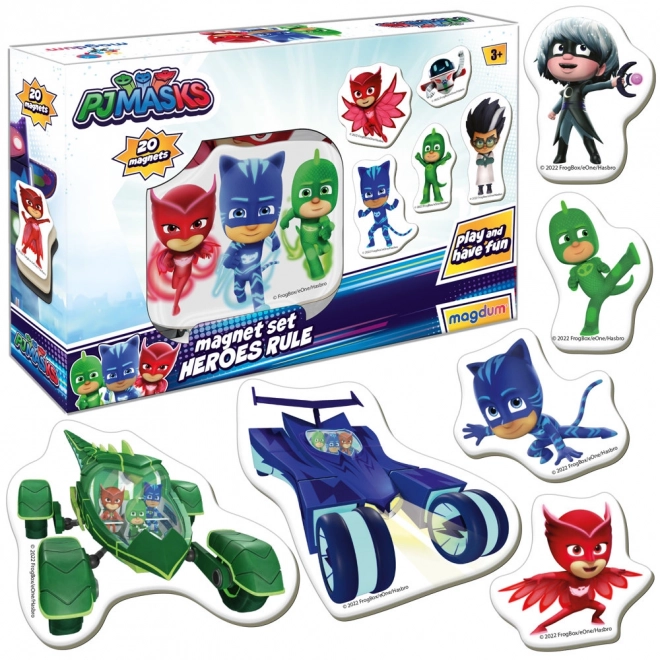 Pyjamers Pjmasks sada magnetů ME 5031-32