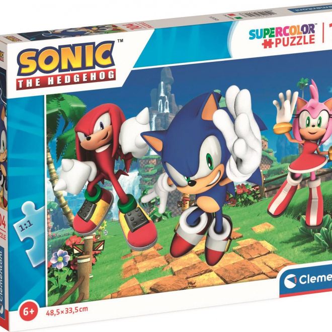 CLEMENTONI Puzzle Sonic 104 dílků