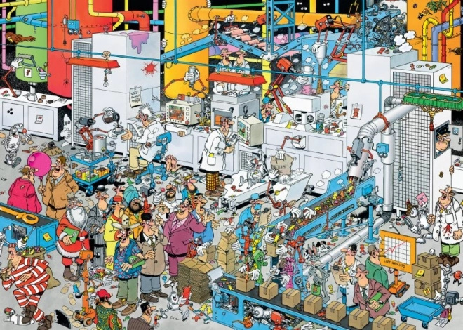 Jumbo puzzle továru na sladkosti 500 dílků