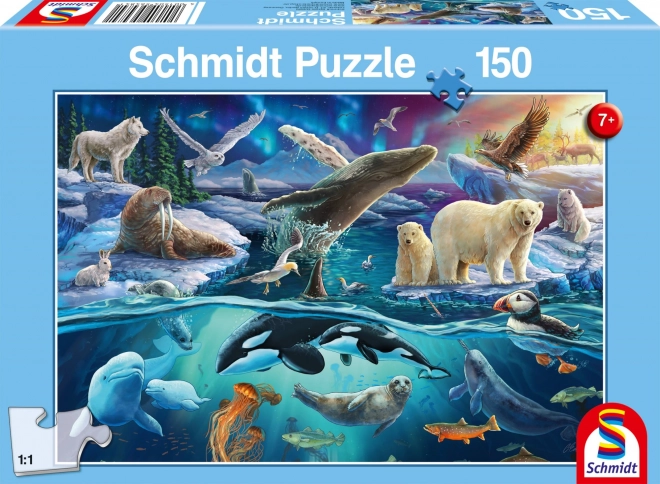 Puzzle Arktická zvířata 150 dílků