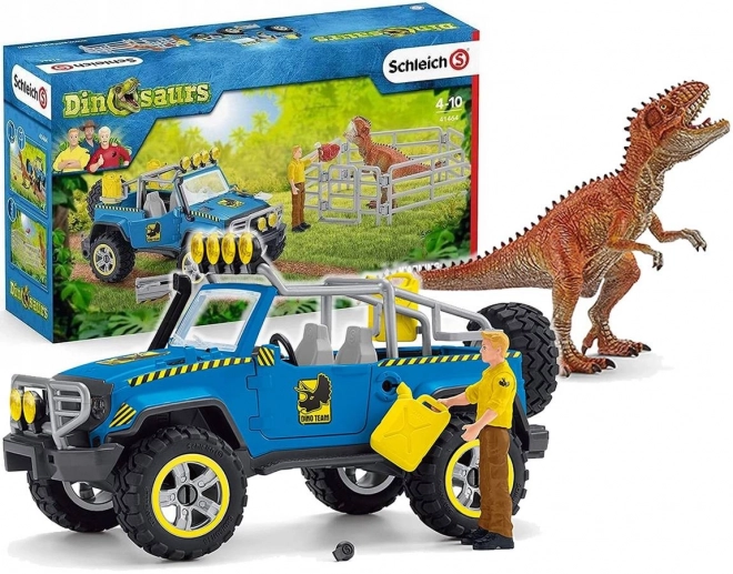 Schleich terénní vůz s prostorem pro dinosaura