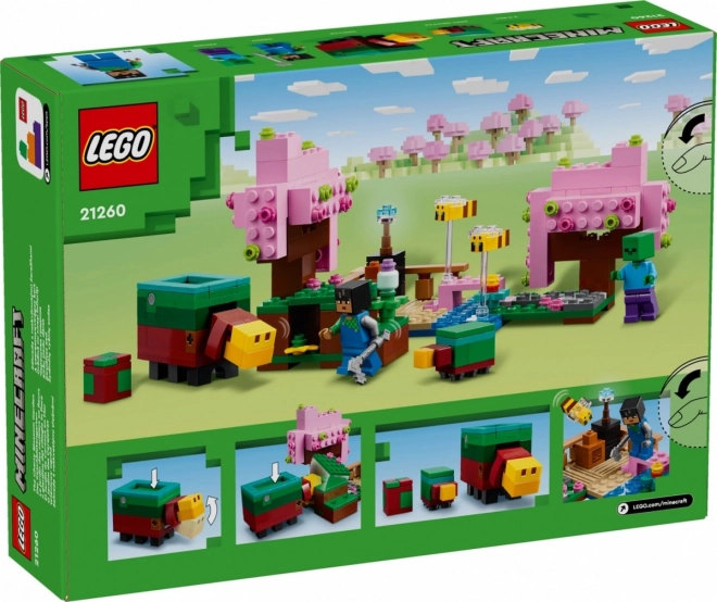 LEGO Minecraft 21260 Zahrada s rozkvetlými třešněmi