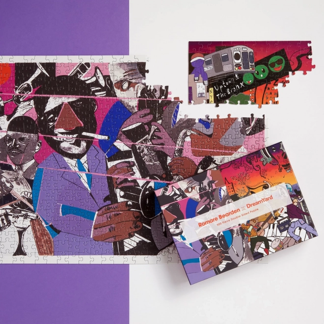 GALISON Oboustranné puzzle Romare Bearden x DreamYard 500 dílků