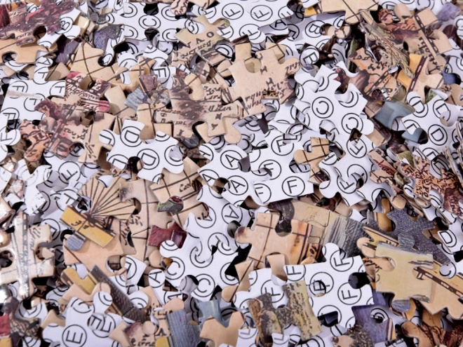 Antická mapa světa puzzle 1000 dílků