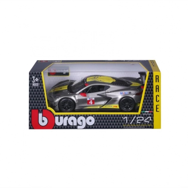 Bburago 1:24 Racing - 2020 Chevrolet Corvette - C8R #3 Yellow