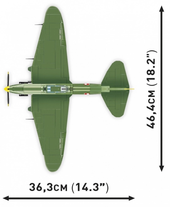 Historická sbírka WWI IL-2M3 Shturmovik 625 cihel