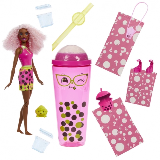 Brb pop reveal barbie bubble tea asst