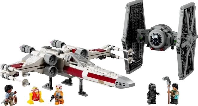 LEGO Star Wars 75393 Stíhačka TIE a X-wing - kombinovaná stavebnice