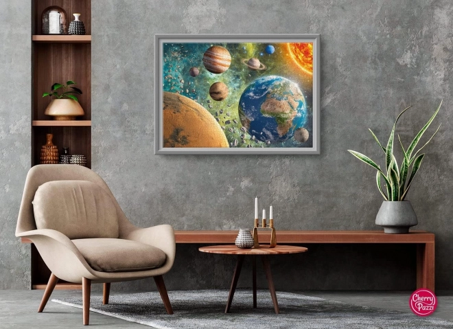 Puzzle Planeta Země v galaxii 2000 dílků