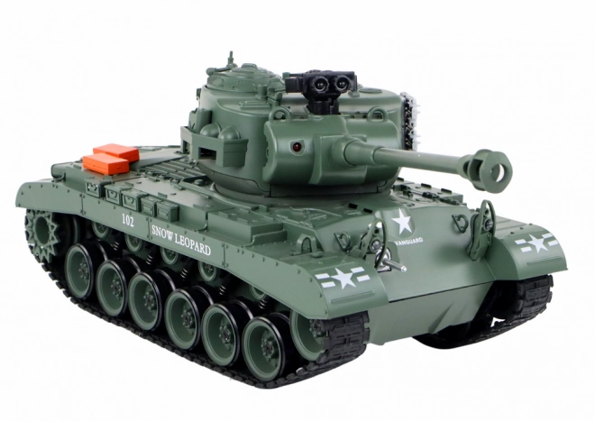 Dálkově ovládaný tank Leopard RC 1:18 šedý