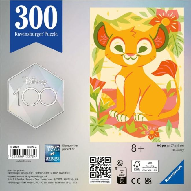 Disney 100 let: Lví král 300 dílků