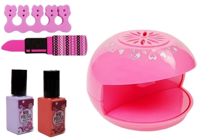 Nail art set Nail polish Dryer Samolepky Různé vzory