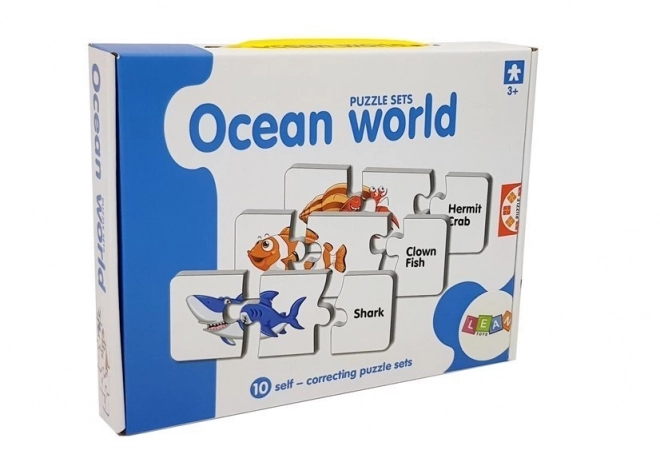 Vzdělávací puzzle Svět oceánů 10 připojení