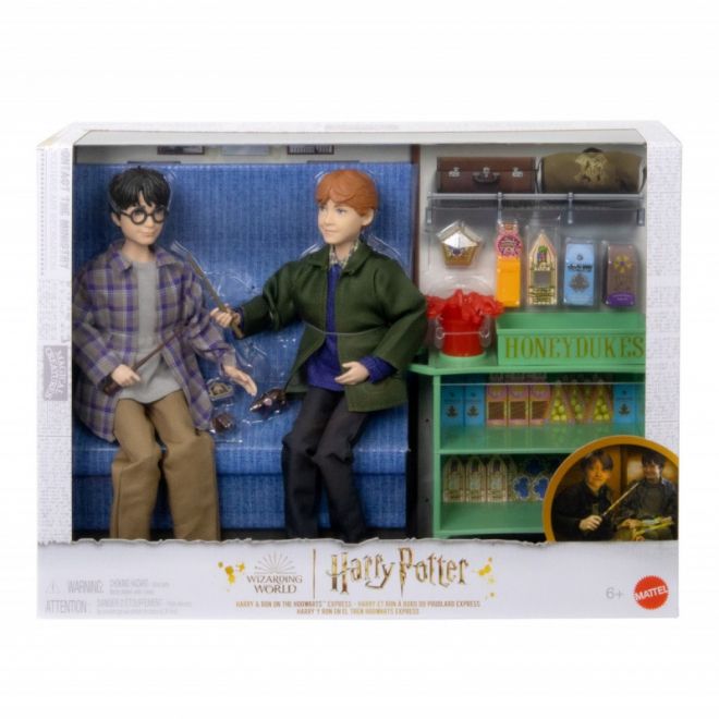 Harry Potter Harry a Ron v sadě panenek Bradavický expres