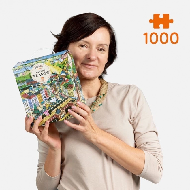 Puzzle Puzzlove Město Krakov 1000 prvků