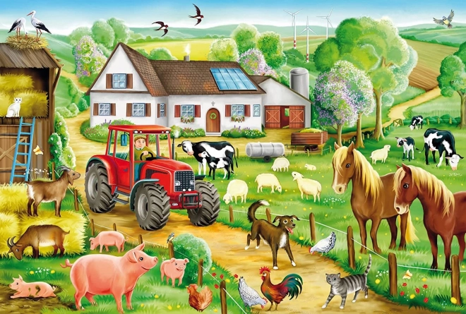 SCHMIDT Puzzle Na farmě 100 dílků