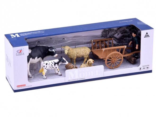 Zvířata farma Kráva sada figurek ZA2606 – B