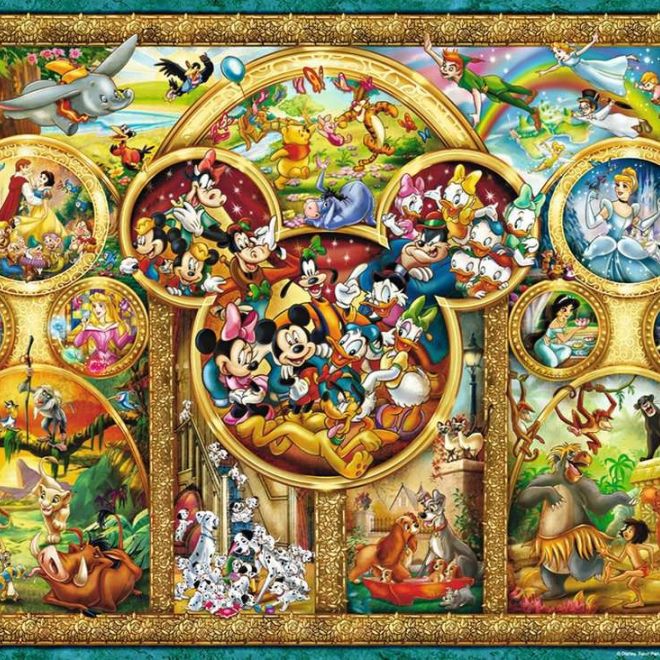 Puzzle 1000 prvků Nejkrásnější okamžiky Disneyho