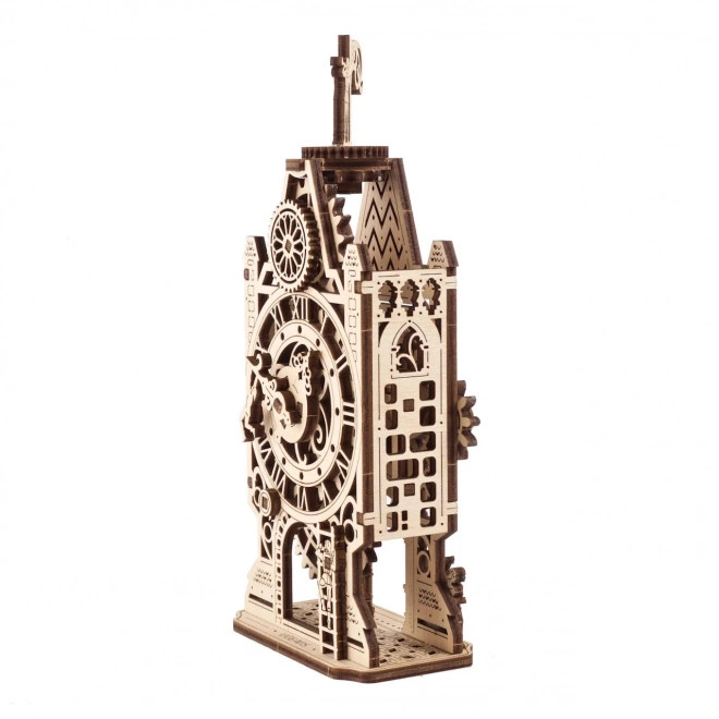 Ugears 3D dřevěné mechanické puzzle Hodinová věž