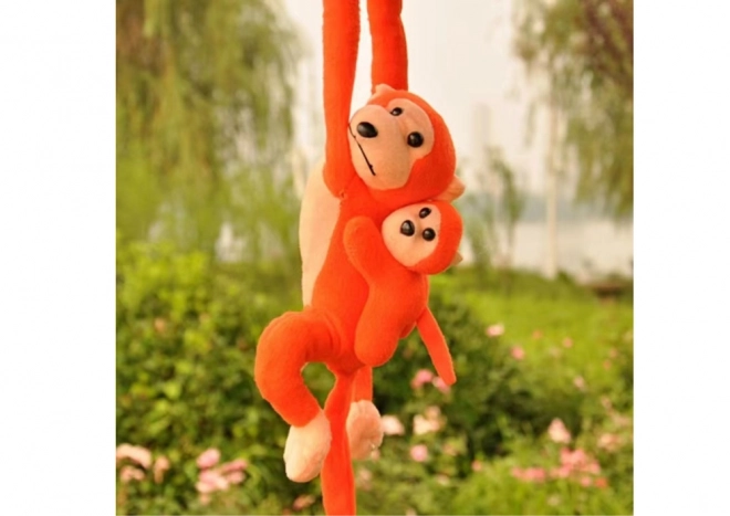 Plyšový maskot Baby Monkey Orange 90 cm