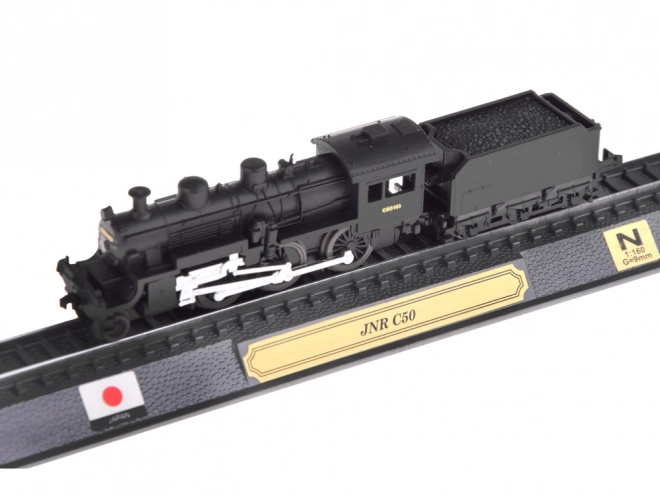 Kolekcionářský model lokomotivy JNR C50 Japonsko 1:160