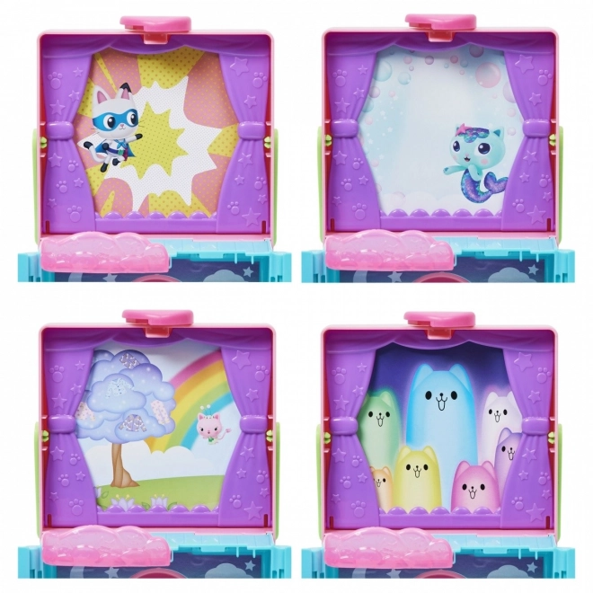 Sada figurek Gabi's Cat House: Gabi's Rainbow Wardrobe (Gabiina duhová skříň)