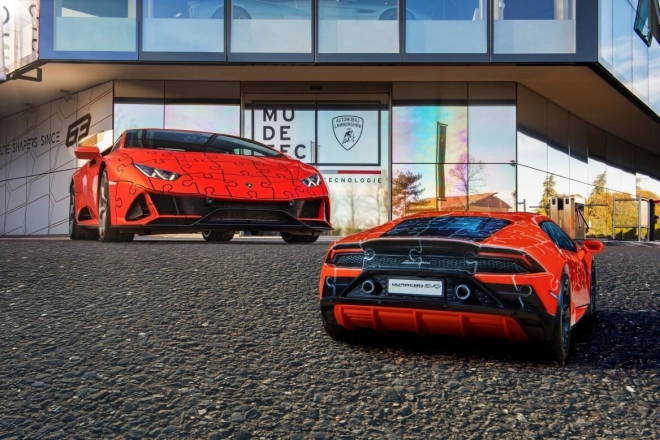 RAVENSBURGER 3D puzzle Lamborghini Huracán Evo zelené 156 dílků