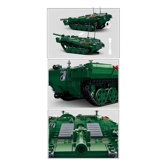 Sluban Model Bricks M38-B1010 bojový tank STRV103