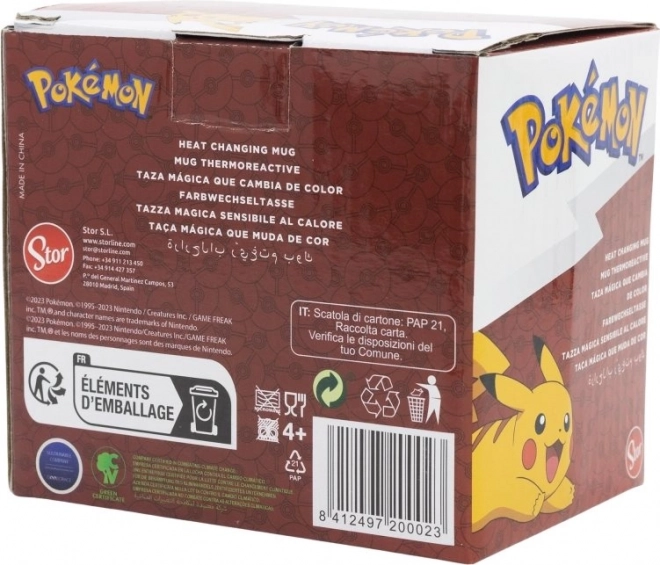 Keramický měnící hrnek Pokémon 325ml