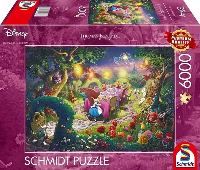 Puzzle Alenka v říši divů: Čajový dýchánek