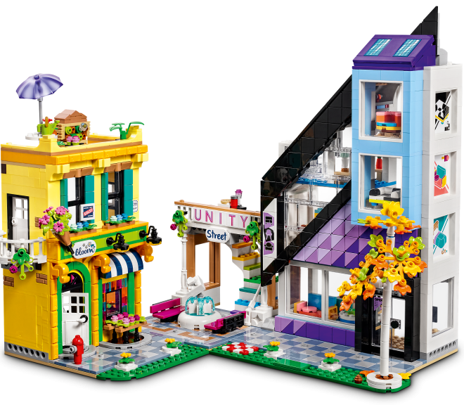 LEGO® Friends 41732 Květinářství a design studio v centru mě