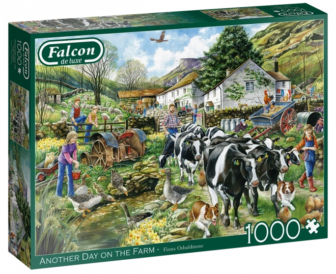 Puzzle Další den na farmě 1000 dílků