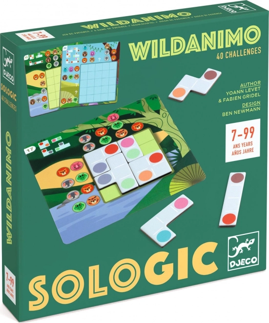 DJECO Kapesní hra Sologic - Wildanimo