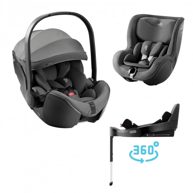 Autosedačka Baby-Safe pro děti Style s Vario Base 5Z v mineral gray