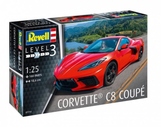 Plastikový model auta Corvette C8 Coupe 1/25