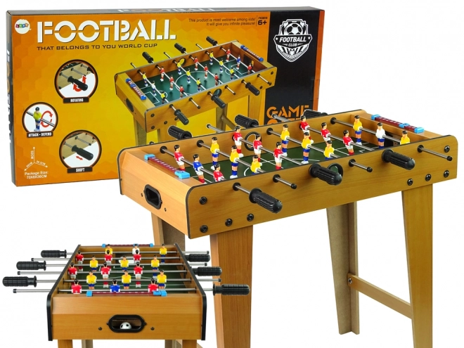 Dřevěná hra Foosball Dexterity Game 62 cm vysoká