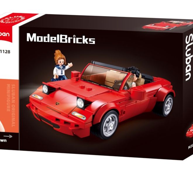 Sluban Model Bricks M38-B1128 Sportovní vůz MX5