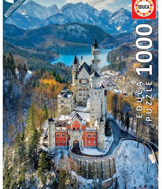 Puzzle 1000 prvků Zámek Neuschwanstein/Německo