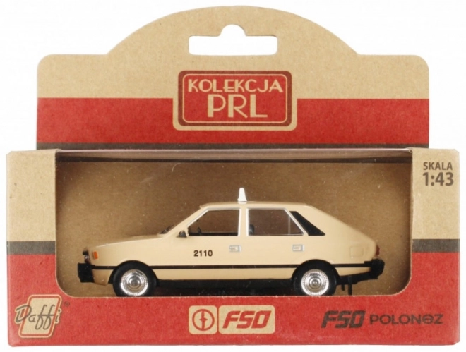 Vozidlo PRL FSO Polonez Taxi Beige