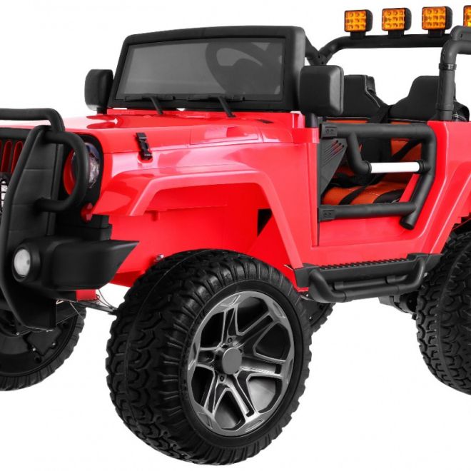 Monster Jeep 4x4 Červená