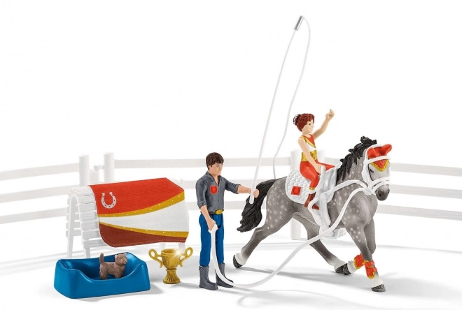 SCHLEICH Horse Club® 42443 Mia a set pro vaulting