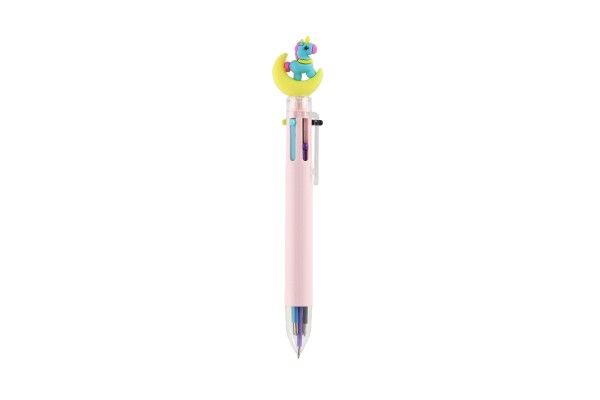 Tužka/pero jednorožec 6 barev 17 cm plast 4 barvy