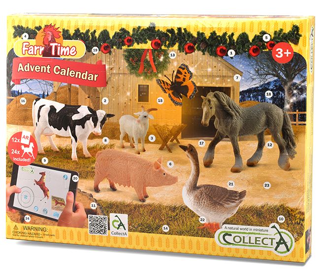 Adventní kalendář-farma a koně