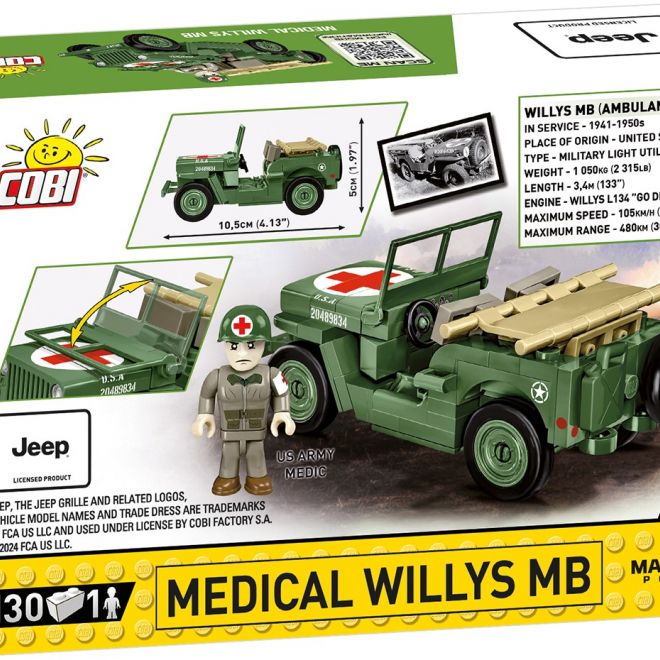 Lékařské polštářky Willys MB