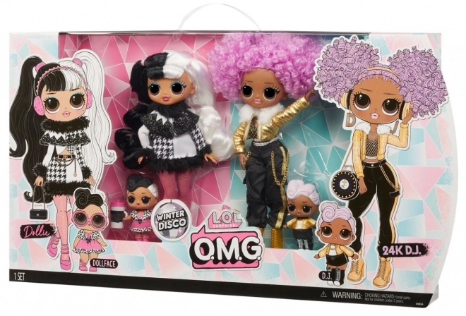 L.O.L. Překvapení Zimní diskotéka OMG Dollie & 24K DJ Doll Set