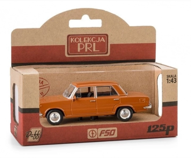 Vozidlo Lidové republiky Fiat 125p Brown