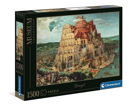 Puzzle 1500 prvků Muzeum Bruegel, Babylonská věž