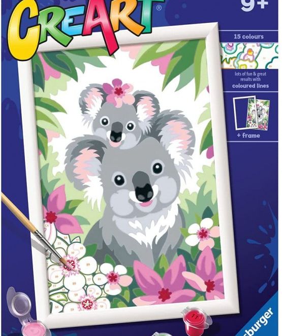 CreArt malování pro děti Roztomilé koaly