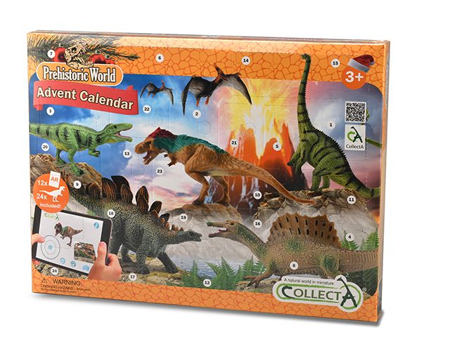 Adventní kalendář s dinosaury
