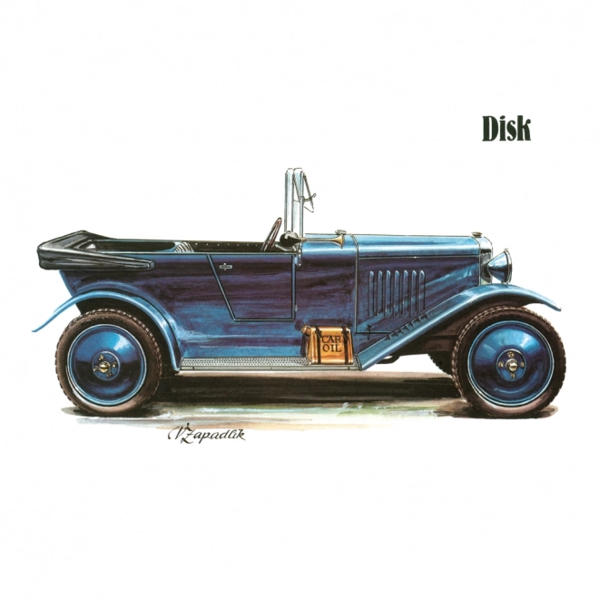 NOTIQUE Poznámkový kalendář Classic Cars – Václav Zapadlík, 2025, 30 x 30 cm